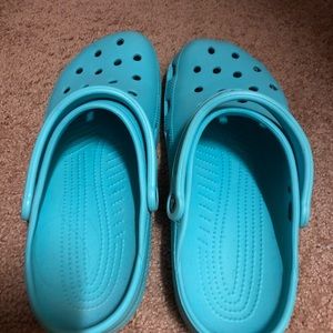 Blue Crocs Size 11